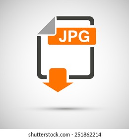 vector icon, download, file, document symbol