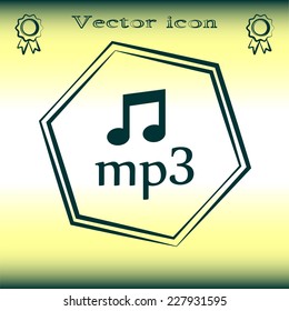  Vector icon download mp3 file 