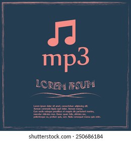  Vector icon download mp3 file 