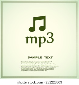  Vector icon download mp3 file 