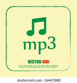  Vector icon download mp3 file 
