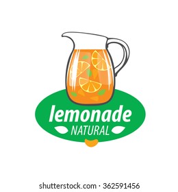 Vector icon for drinks and lemonades citrus