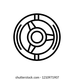 Vector icon for drive