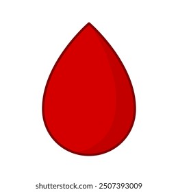 Bluttropfen, Vektorsymbol, Design-Symbol für roten Bluttropfen