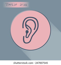 Vector icon ear