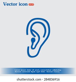 Vector icon ear