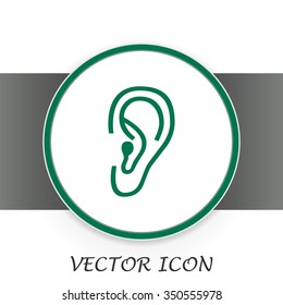 Vector icon ear