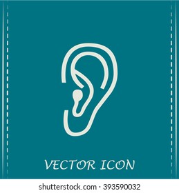 Vector icon ear