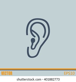 Vector icon ear