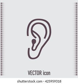 Vector icon ear