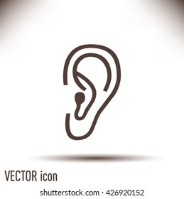 Vector icon ear