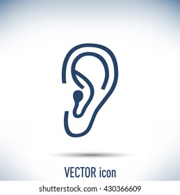 Vector icon ear