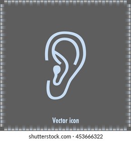 Vector icon ear