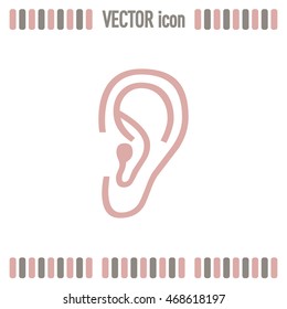 Vector icon ear