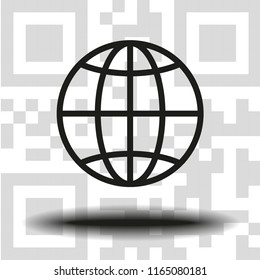 Vector icon Earth