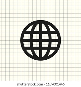 Vector icon Earth