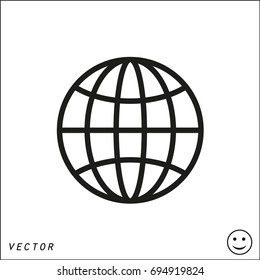 Vector icon Earth
