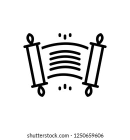 Vector icon for edict