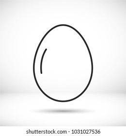 Vector icon eggs 10 EPS