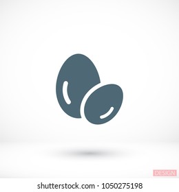 Vector icon eggs 10 EPS