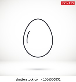 Vector icon eggs 10 EPS