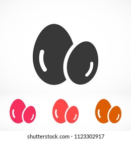 Vector icon eggs 10 EPS