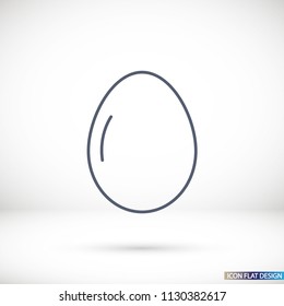 Vector icon eggs 10 EPS