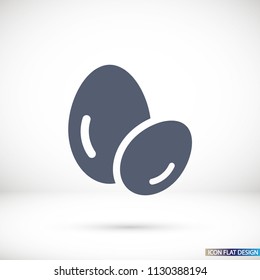 Vector icon eggs 10 EPS