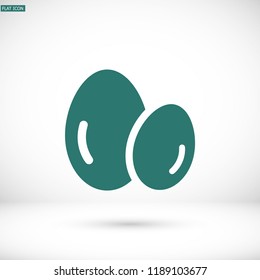Vector icon eggs 10 EPS