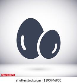 Vector icon eggs 10 EPS