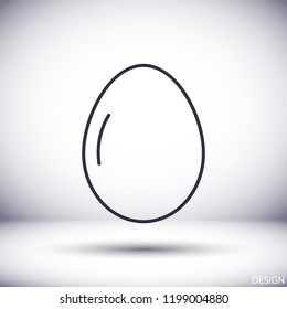 Vector icon eggs 10 EPS