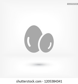 Vector icon eggs 10 EPS