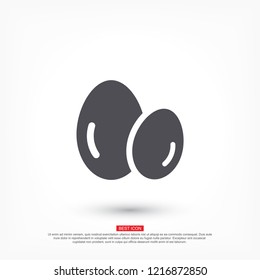 Vector icon eggs 10 EPS
