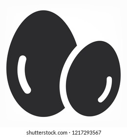 Vector icon eggs 10 EPS
