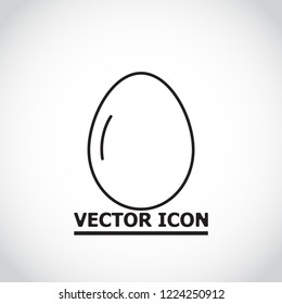 Vector icon eggs 10 EPS