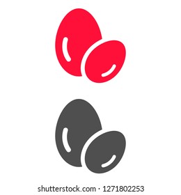 Vector icon eggs 10 EPS