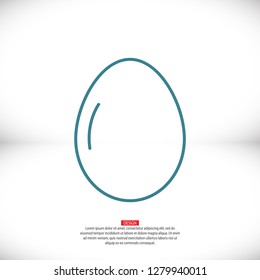 Vector icon eggs 10 EPS