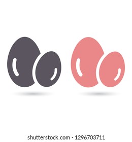 Vector icon eggs 10 EPS