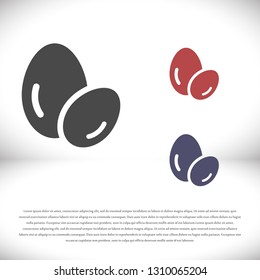 Vector icon eggs 10 EPS