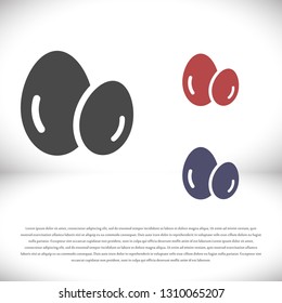 Vector icon eggs 10 EPS