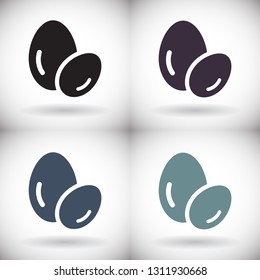 Vector icon eggs 10 EPS