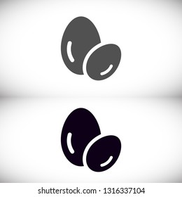 Vector icon eggs 10 EPS