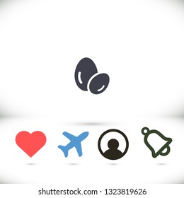 Vector icon eggs 10 EPS