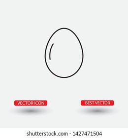 Vector icon eggs 10 EPS . Lorem Ipsum Illustration design
