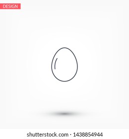 Vector icon eggs 10 EPS . Lorem Ipsum Illustration design