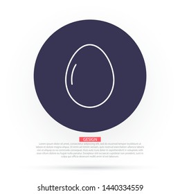 Vector icon eggs 10 EPS . Lorem Ipsum Illustration design
