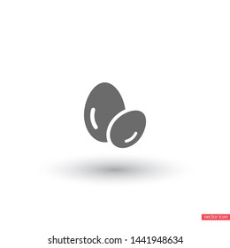 Vector icon eggs 10 EPS . Lorem Ipsum Illustration design