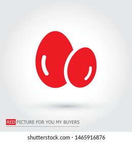 Vector icon eggs 10 EPS . Lorem Ipsum Illustration design