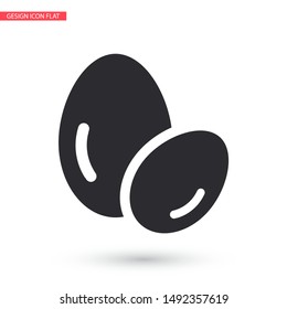 Vector icon eggs 10 EPS . Lorem Ipsum Illustration design