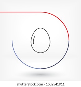 Vector icon eggs 10 EPS . Lorem Ipsum Illustration design